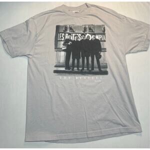 Beatles Light Grey Tshirt Unisex size xl